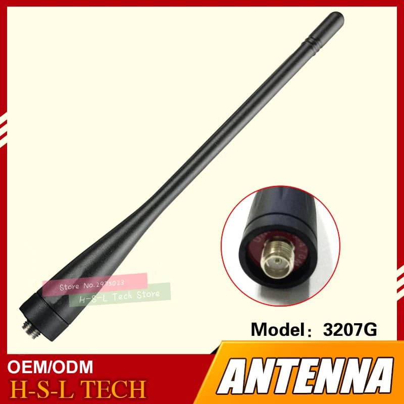 Walkie Talkie Antenna In Gomma 400-470Mhz Smafemale Antenna Radio Bidirezionale Per Kenwood TK-3207G TK-U100 TK-3000 TK-3127 TK-3317