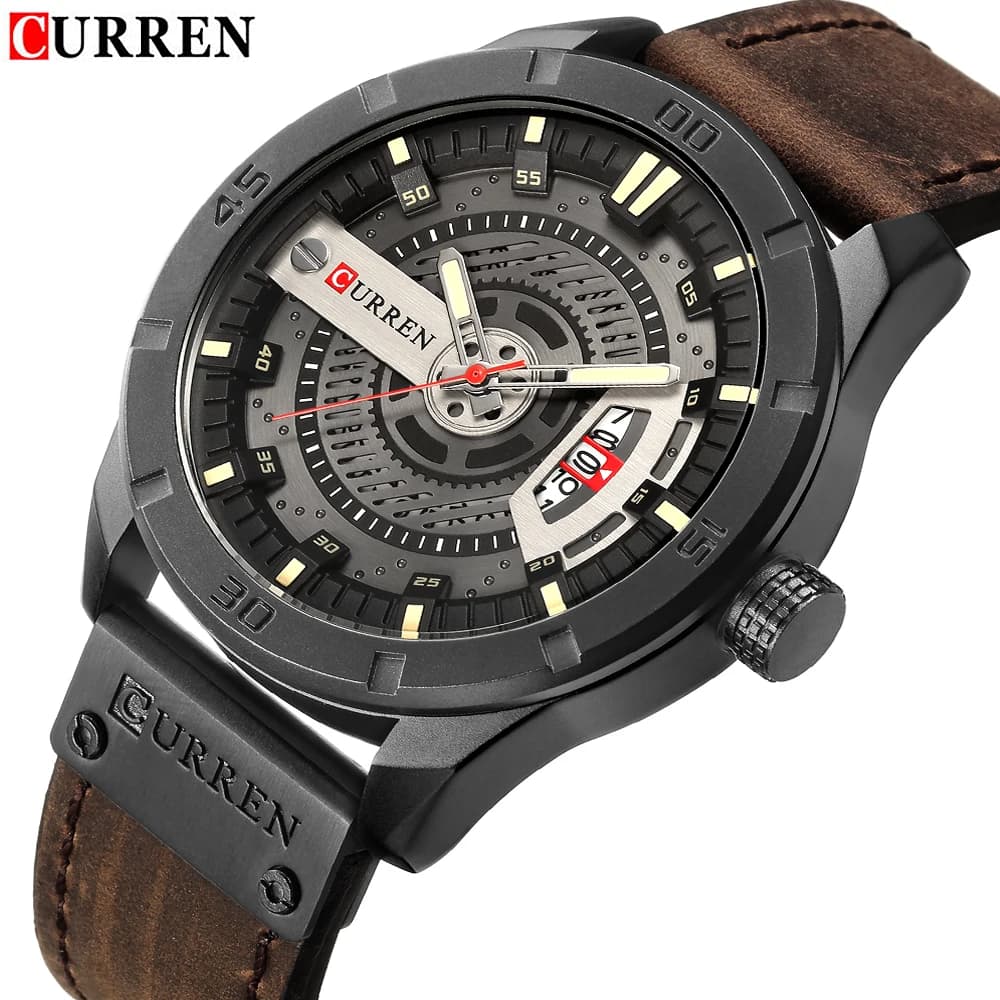 Men's Luxury Watch Brand CURREN Men's Military Sports Watches Quartz Watch With Date Men's casual wristwatch Relogio Masculino