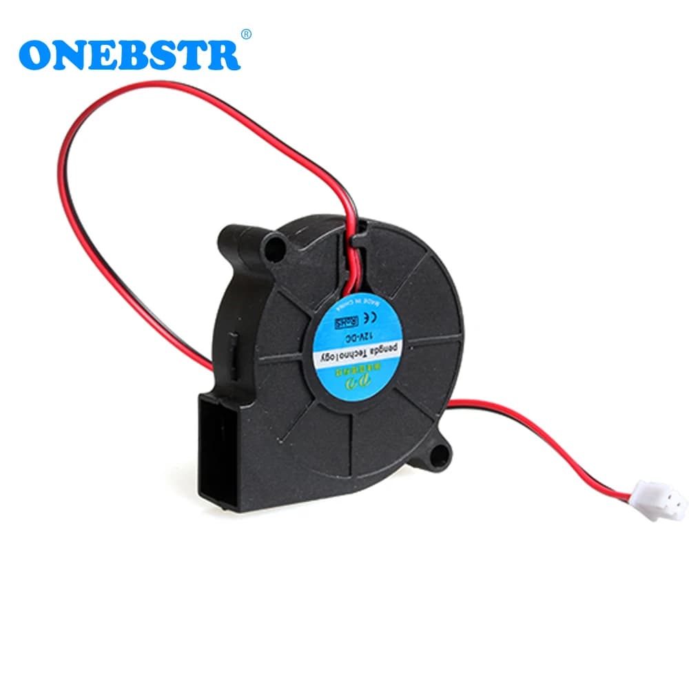 5015 ventola di raffreddamento 12V 0.15A Turbo per accessori per stampanti 3D 50x50x15mm(50*50*15mm)) con interfaccia 2.54 fai da te
