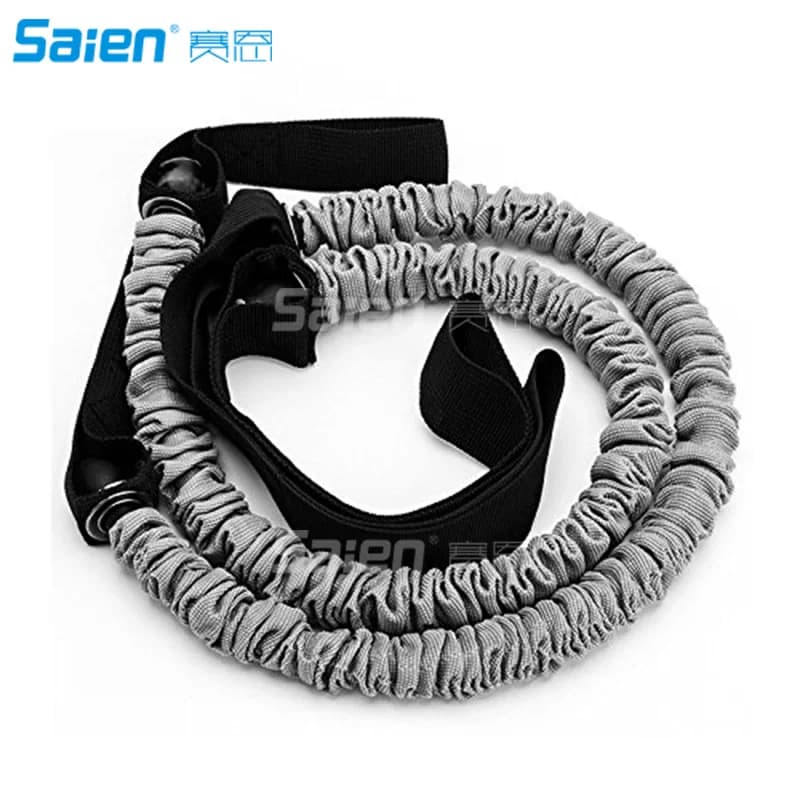 2 Pieces Ab Roller Wheel Pull Rope Life Abdominal Slimming Equipment Fitness Exercise Resistance Band (Do not include wheel)