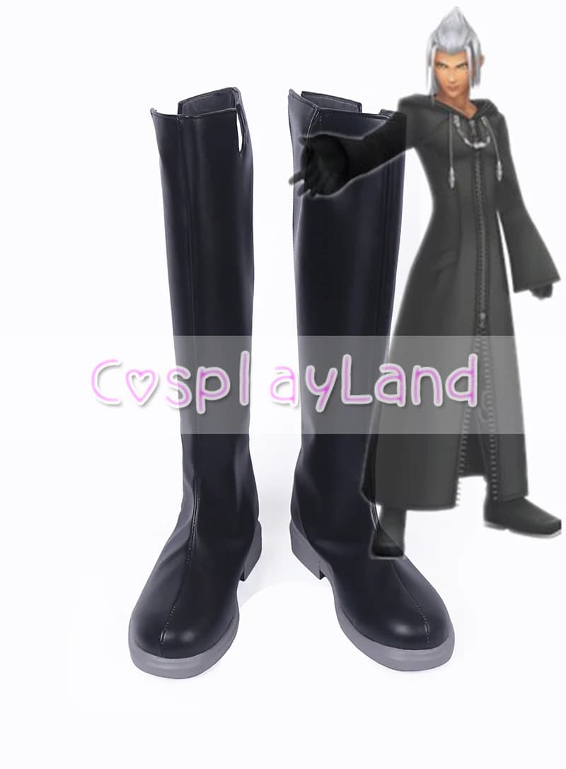 Kingdom Hearts Giovane Xehanort Cosplay Stivali Scarpe per Gli Uomini Adulti Scarpe di Halloween Del Partito Del Costume Accessori Custom Made