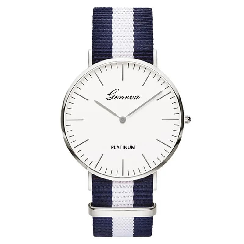 Men's Watch Top Brand Nylon Strap Sports Watches Men's Quartz Watch Fashion Ultra Thin Watches Hot Reloj Hombre erkek kol saati