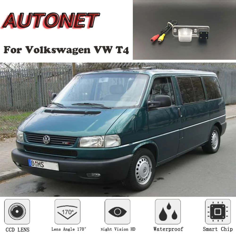 AUTONET di Visione Notturna di HD di Backup macchina fotografica di Retrovisione Per Volkswagen VW Eurovan Caravelle Transporter T4/della targa della macchina fotografica
