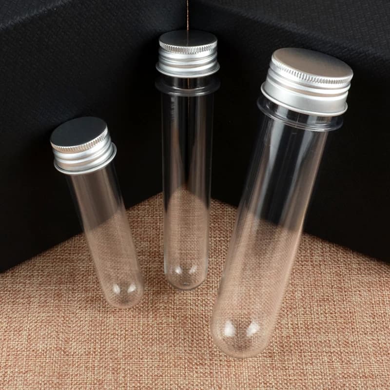 10 pcs 30 ml 40 ml 100 ml transparent mask salt tube plastic tube with aluminum cap transparent cosmetic tube for pets