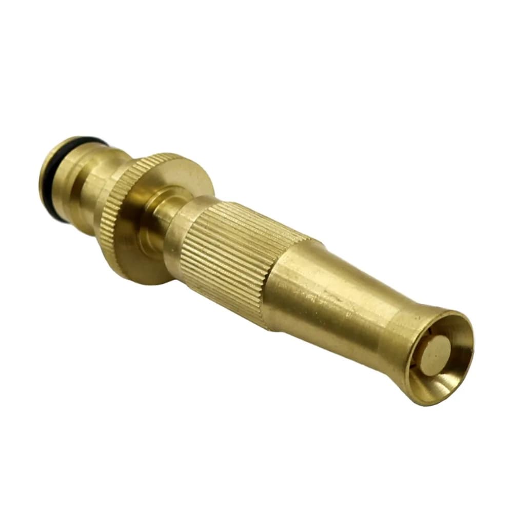Garden irrigation spray gun Adjustable brass sprinkler Garden pipe sprinkler Car wash lawn flower bed Water cooker for irrigation