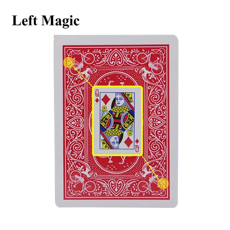 Carte magiche Marked Stripper Deck Carte da gioco Trucchi magici da poker Close-up Street Magic Trick Kid Child Puzzle Toy G8277