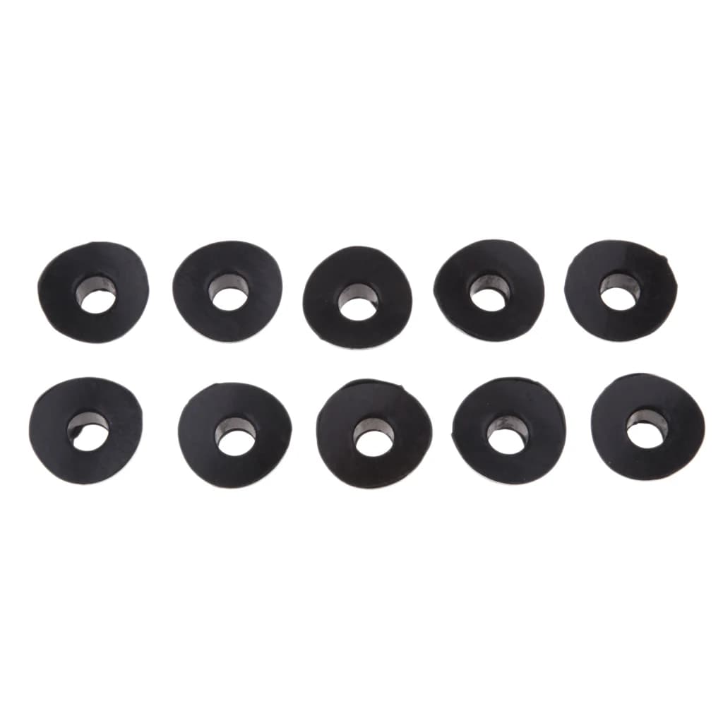 10Pcs Universal Motorcycle Air Valve Stele Mud Guard Waterproof Silicone Cap Motorcycle Accessories Spare parts 20mm Black
