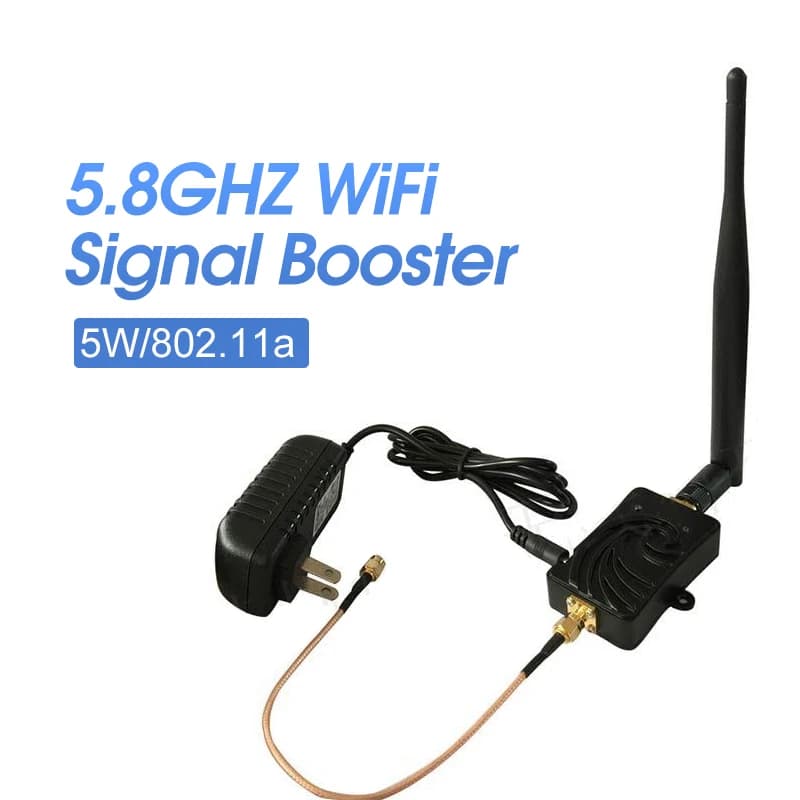 COMFAST Ripetitore di segnale Wifi 5.8Ghz 5W 802.11a Estensore di segnale Ripetitore Wifi Amplificatori a banda larga per scheda router 5G Ponte AP