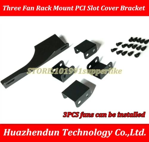 DEBROGLIE 1 Set Tre Fan Rack Mount Copertura Della Staffa Slot PCI Della Scheda Video di Raffreddamento per 120-140mm