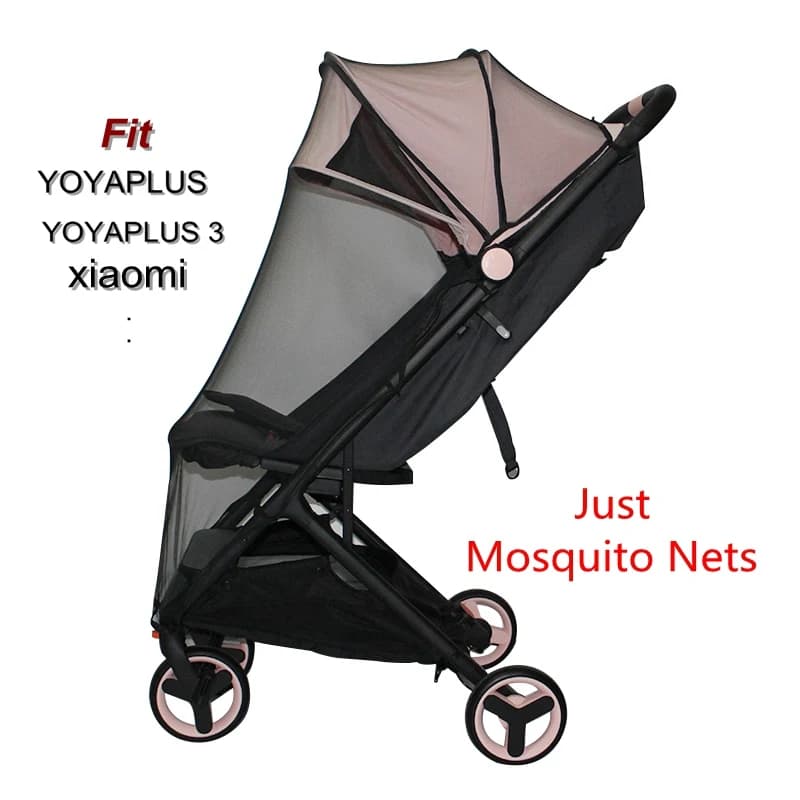 Neonati passeggino passeggino zanzariera rete sicura maglie Buggys culla rete carrello zanzara Fit Yoyaplus 3 Xiaomi passeggino
