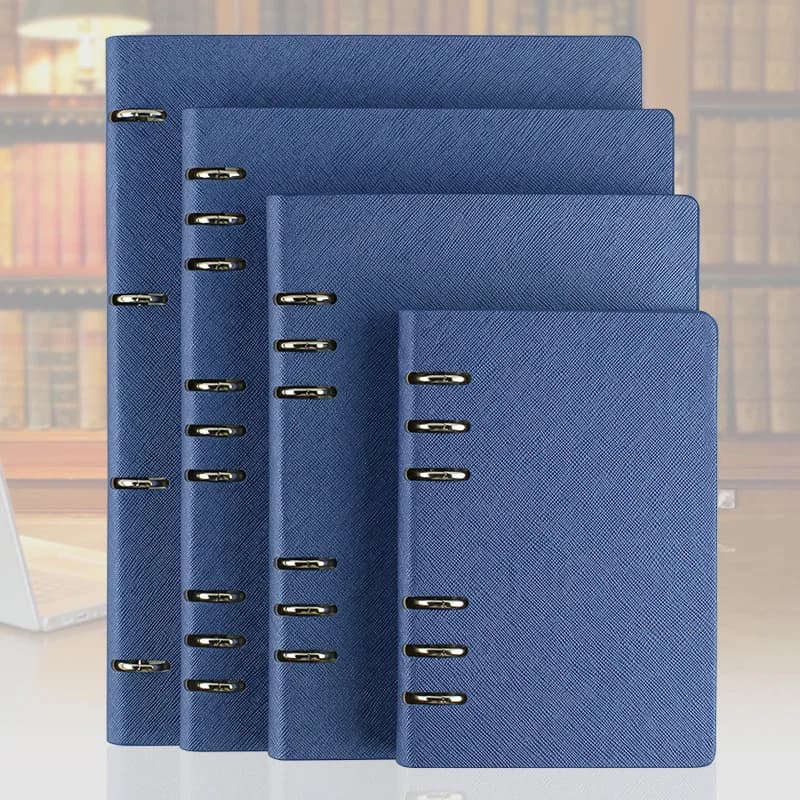 Quaderno in ecopelle A4 A6 B5 A5 Quaderno a spirale Planner Agenda 2025 Copertina rigida Ufficio Blocco note aziendale Quaderno raccoglitore ad anelli