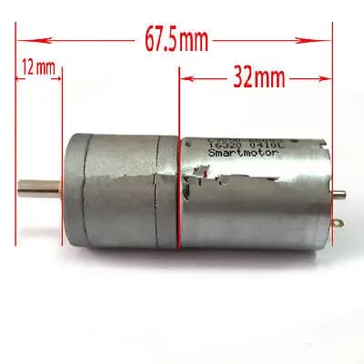25GA-370 DC12V 30 RPM 60mA 25 millimetri Dia Magnetico Permanente Pianeta Motoriduttore FAI DA TE auto