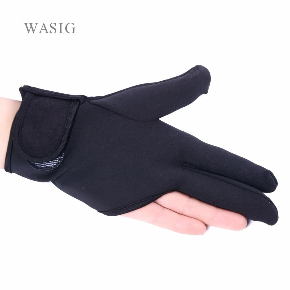 Black Heat Resistant Hairdresser Three Dies Glove Curling Hair Straightener 3 Gloves Dite Tools For Hair Styling