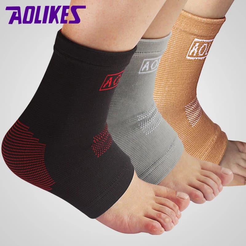 1 pz Nylon Super elastico supporto alla caviglia pallacanestro corsa Fitness traspirante caviglia proteggere tutore alpinismo