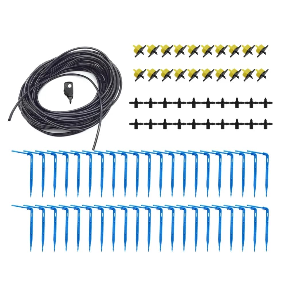 Irrigazione a goccia in serra 2L/4L/8L kit freccia a goccia a 2 vie sistema di irrigazione da giardino kit di irrigazione per piante in vaso 20 set