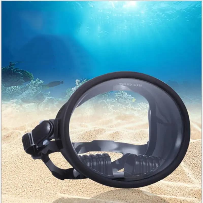 Adulto Anti-perdita Scuba Trasporto Immersione Completa Viso Maschera Anti-Fog Lo Snorkeling Nuoto Occhiali con Cinghia Regolabile per delle donne Degli Uomini