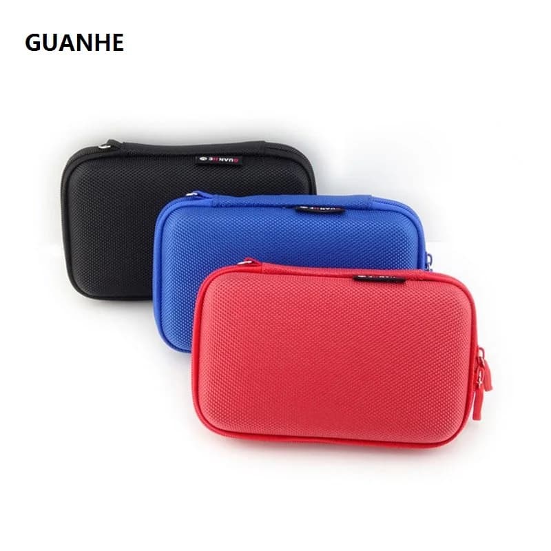 GUANHE custodia per custodia per disco rigido esterno custodia per borsa 2.5 "USB HDD esterno/disco rigido custodia rigida nera per il mio passaporto