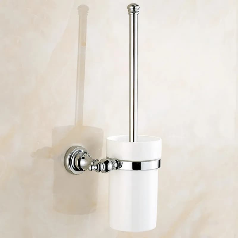 Toilet Brush Holder Fissato Al Muro Lavabo Spazzola Wc & Holder Set Accessori Da Bagno KD598