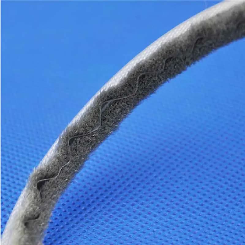 6mm x 6mm porta scorrevole in alluminio finestra gap spazzola striscia di tenuta guarnizione esclusore