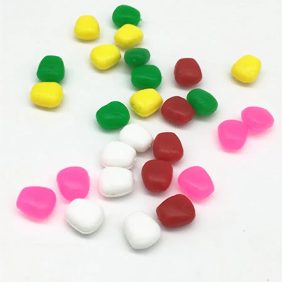 200x Carp Fishing Pop-Up Baits Soft Bionic Simulation Lures Floating Soft Corns Eco-Friendly Artificial Fake Corns