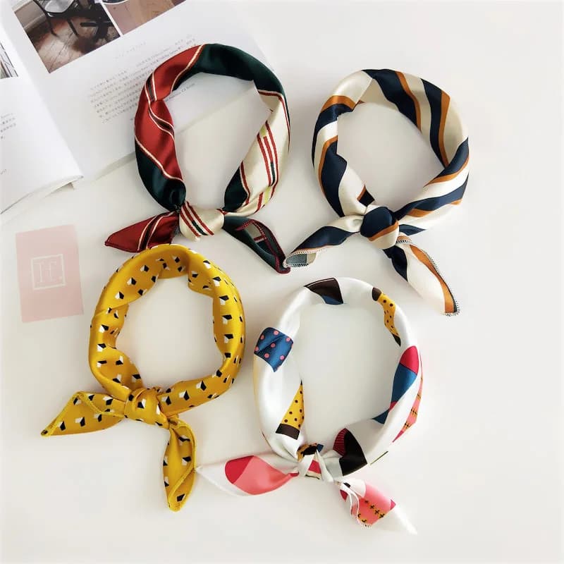 New 50*50cm Small scarf Scarf Wild Wild Steed Scarf Decorative Fashion Small Scarf