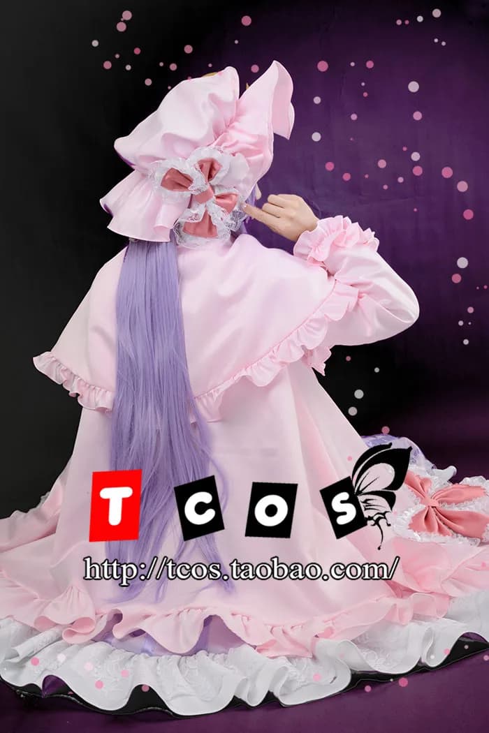 Costume cosplay Touhou Project Patchouli Knowledge personalizzato di qualsiasi dimensione per Halloween, feste di Natale, costumi per uomini e donne