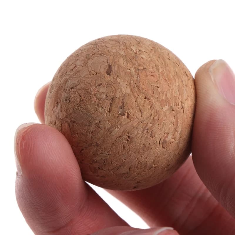 1pc 36 millimetri di Sughero Solido Legno Foosball Table Soccer Ball Calcio Fussball Piede Del Bambino nuovo