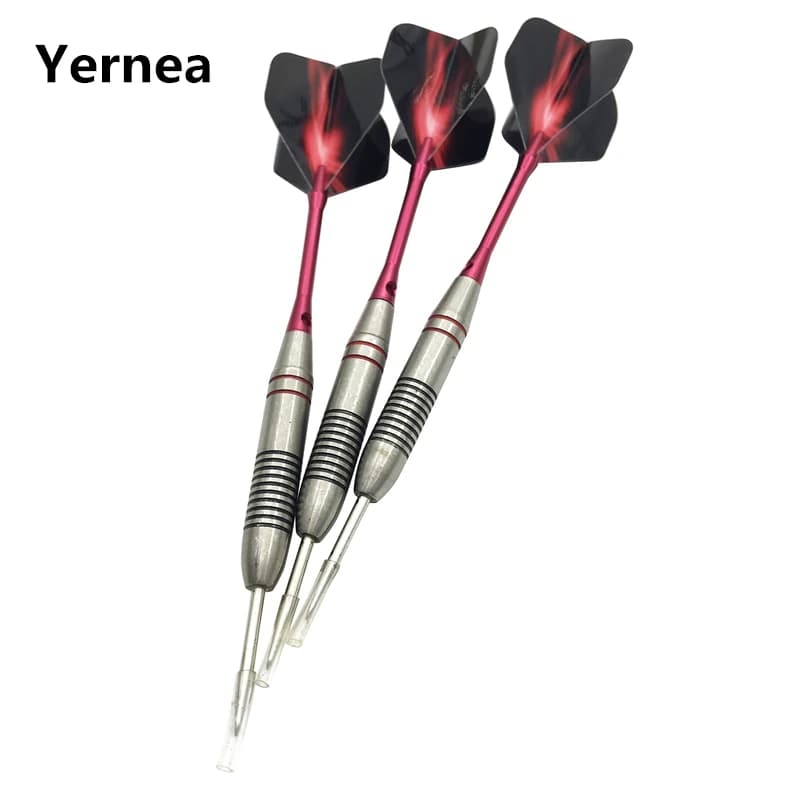 3Pcs Stainless steel Tip Darts 24g Professional Hard Darts Throwing Sports Games Aluminum alloy pole Stainless Steel Dart Barrel