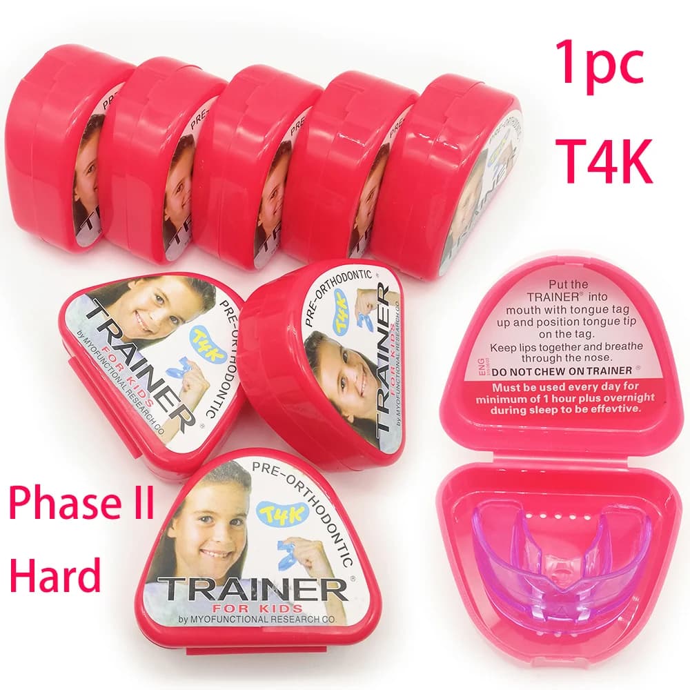 1pc T4K Children's tooth teeth dental equipment Orthodontic trainer Children's trainer Bretelle Bocchini Phase 2 Tooth whitening