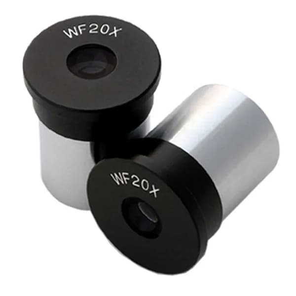Spedizione gratuita--Coppia di oculari per microscopio AmScope WF20X (23 mm)