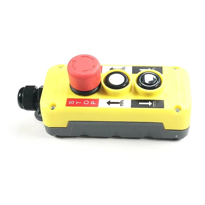 T-2M for Hoist Crane Red Emergency Stop Up Down Push Button Switch PG13.5 Cable 400V