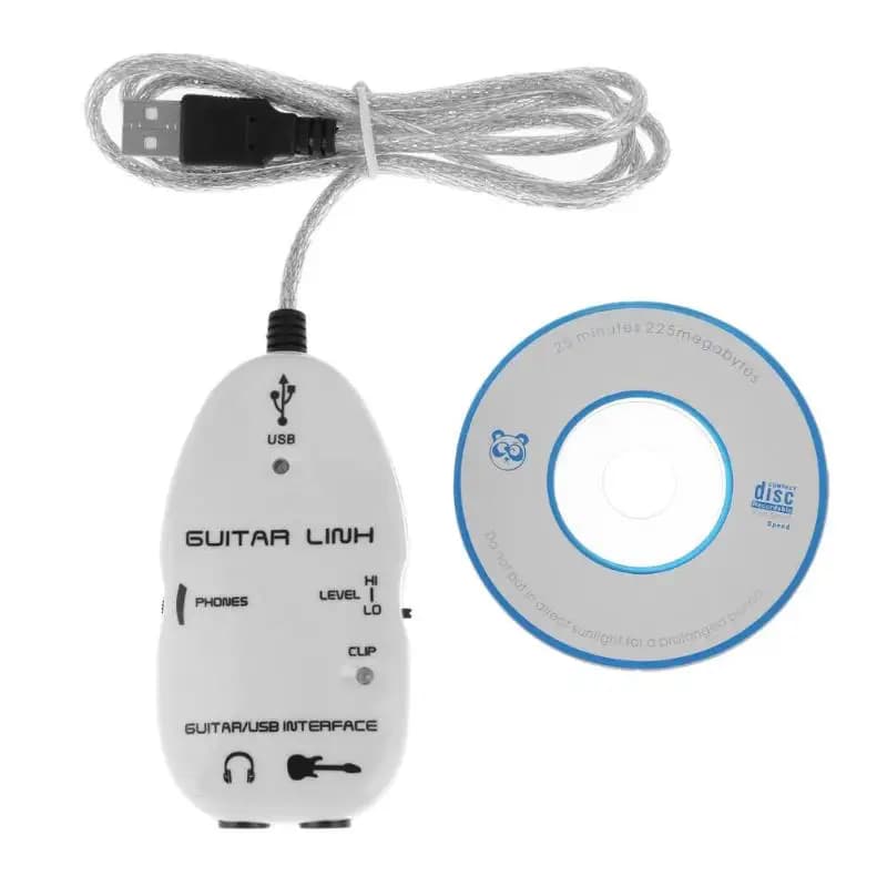 Cavo audio collegamento interfaccia effetti scheda audio lettore audio da chitarra a USB