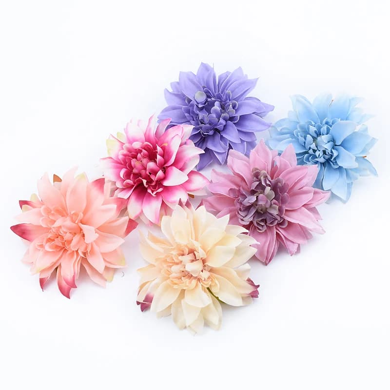 5/10 Pezzi Teste di Gerbera Finte Muro di Fiori Matrimonio San Valentino Auto Decorazione Della Casa Accessori Vaso di Fiori Ornamentale Piante Artificiali