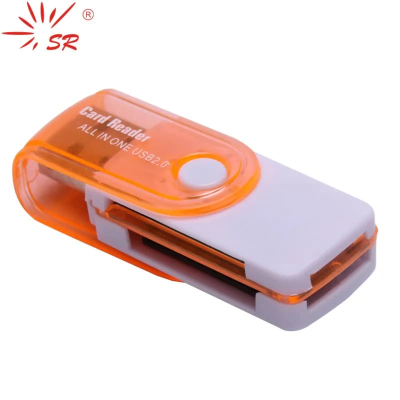 Lettore di schede USB multifunzione SR All in 1 Lettore intelligente per schede di memoria SD TF MS M2 4 in 1 per laptop desktop