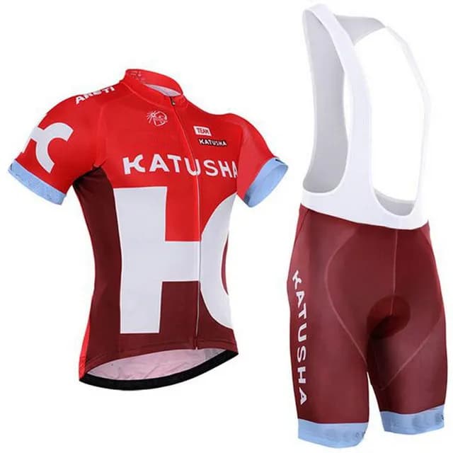 2016 KATUSHA Team 2 Colors Men's Cycling Jersey Short Sleeve Bicycle Clothing With Bib Shorts Quick-Dry Ropa Ciclismo