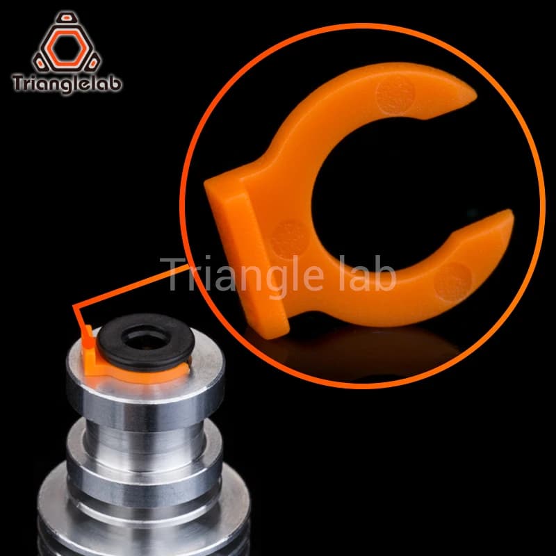 Trianglelab Clip for Bowden Pipe for Heat Sink Gripper V6 Hotend 3D Printer Filament 1,75mm Clip for Bowden Clasp