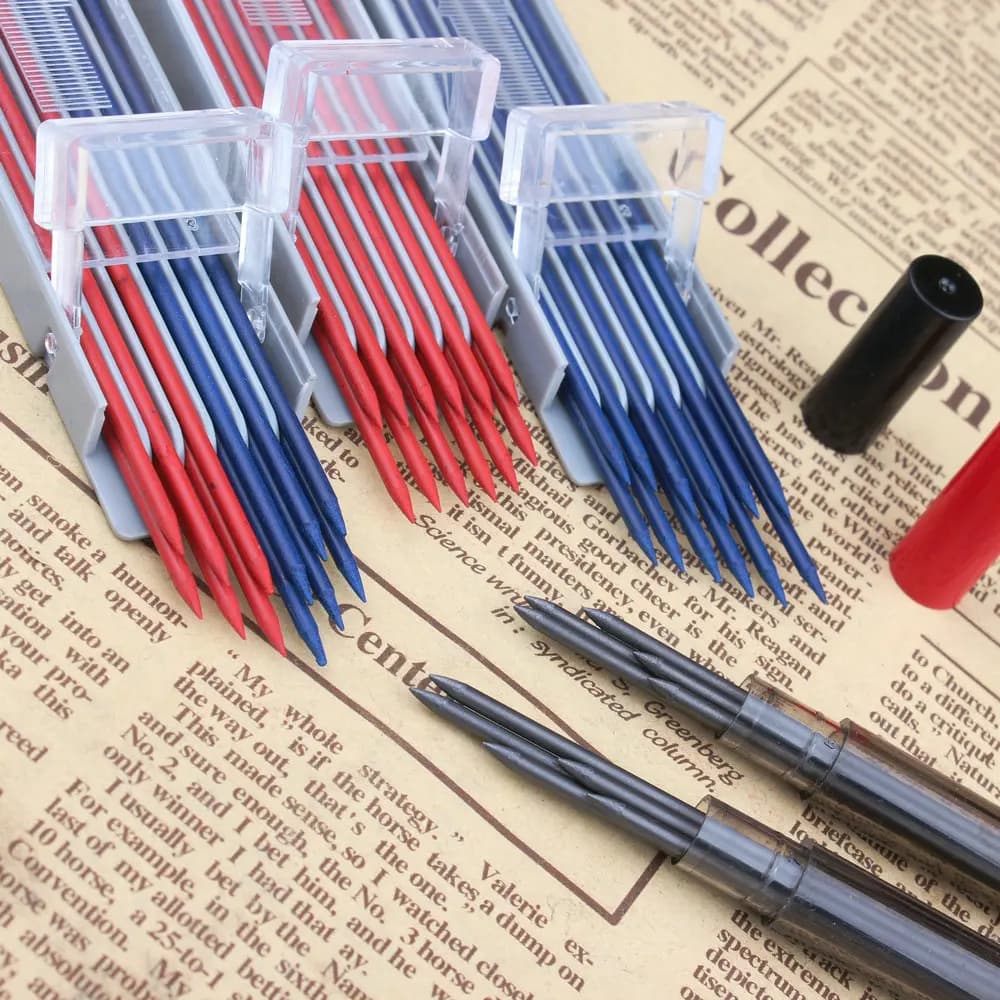 Thick Pencil Core Colored Automatic Drawing 2mm Core 2.0mm Mechanical Pencil Lead Color Mechanic Pencil Automatic Pencil Lead