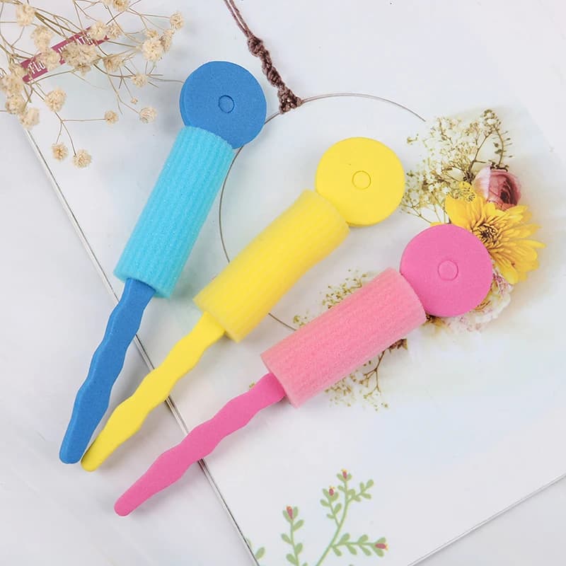 3 pcs sponge Bendy hair rollers Twist magic rods Hair Styling cling soft foam hair curler tools DIY for women 16.7cm