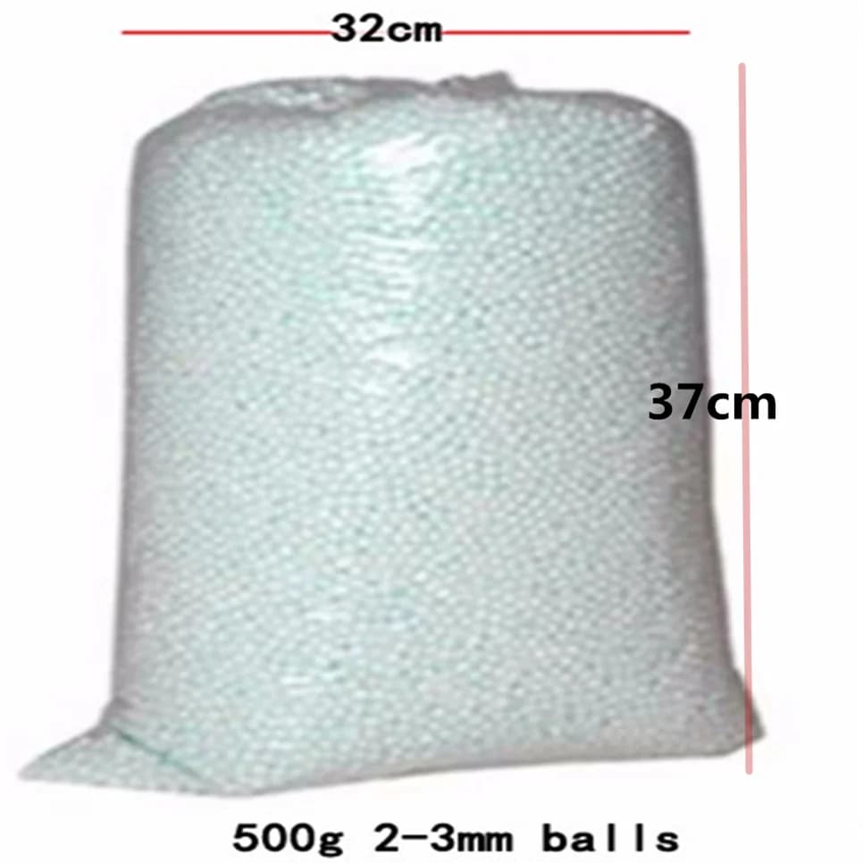 Wholesale White Foam Balls Beanbag Filled Toy For Kids Bed Filler for Sleep Bearing Bean Bag Chair Sofa Beads Ball Filler