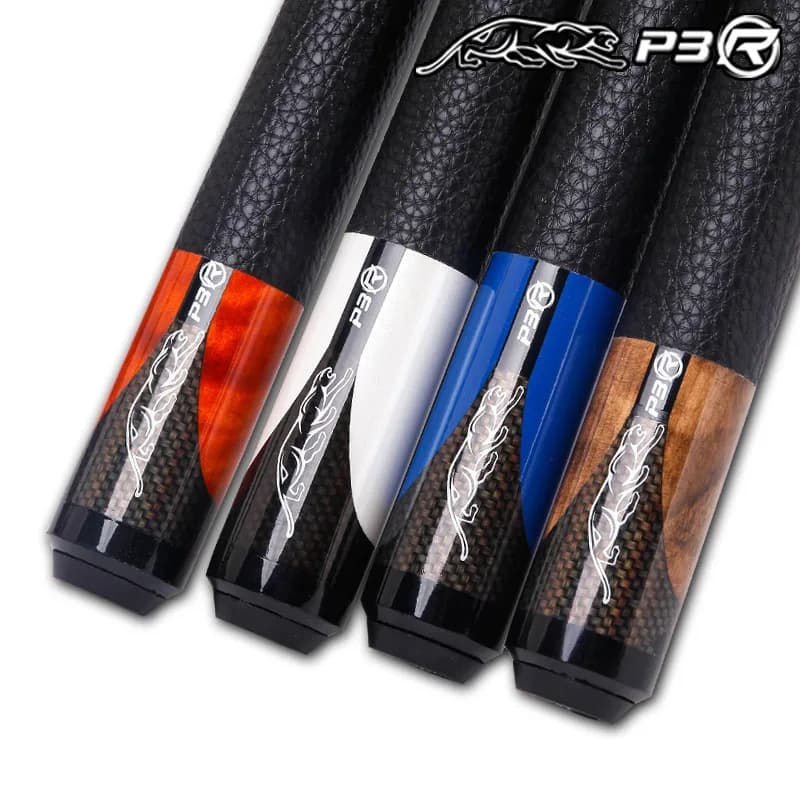 PREOAIDR Marca P3R Biliardo Cue Stick Piscina con Piscina Cue Case Set 10mm 11.5mm 13mm Punta 4 colori Cina