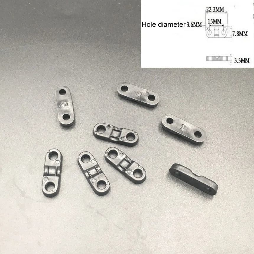 100pcs Nero di Plastica Morsetto del Cavo di Filo Tie Mount Viti di Fissaggio di Base