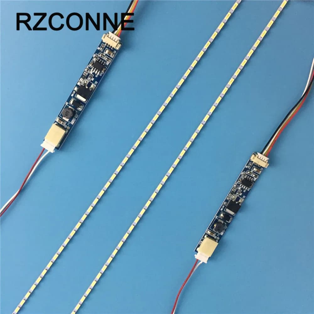 19 inch wide 420mmx2.0mm LCD Laptop Dimable LED Backlight Lamps Adjustable Update Kit Strip+Board 9-25V Input 2sets
