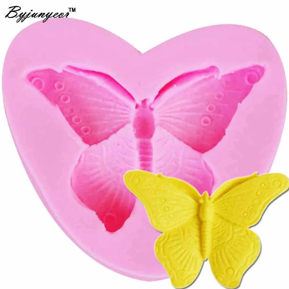 Farfalla 3D resina epossidica resina UV stampo in Silicone caramella di ghiaccio argilla al cioccolato orecchini artigianali fai da te gioielli strumenti per decorare la torta del fondente m838