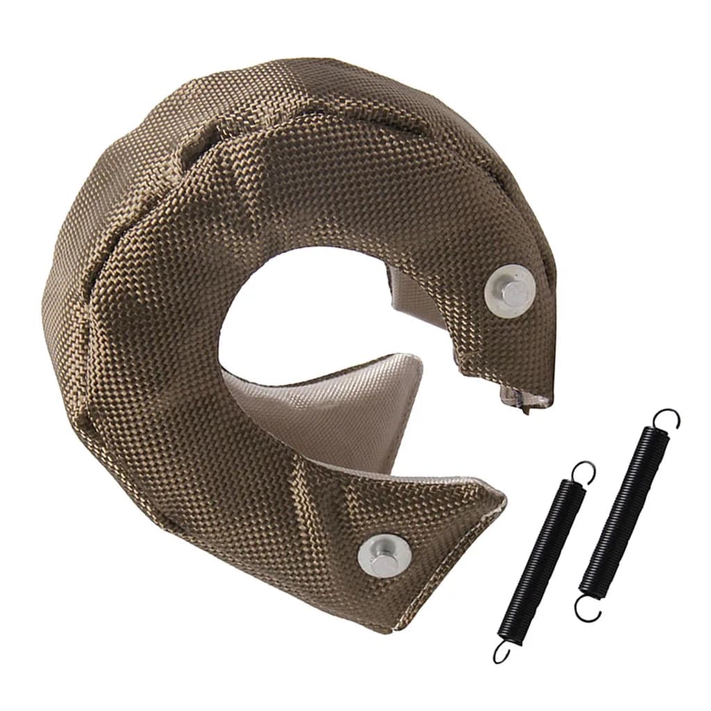 Auto T3 Turbo Copertura Protezione caricatore Avvolgimento isolante Scudo termico Coperta ad alta temperatura Accessorio moto in fibra di titanio