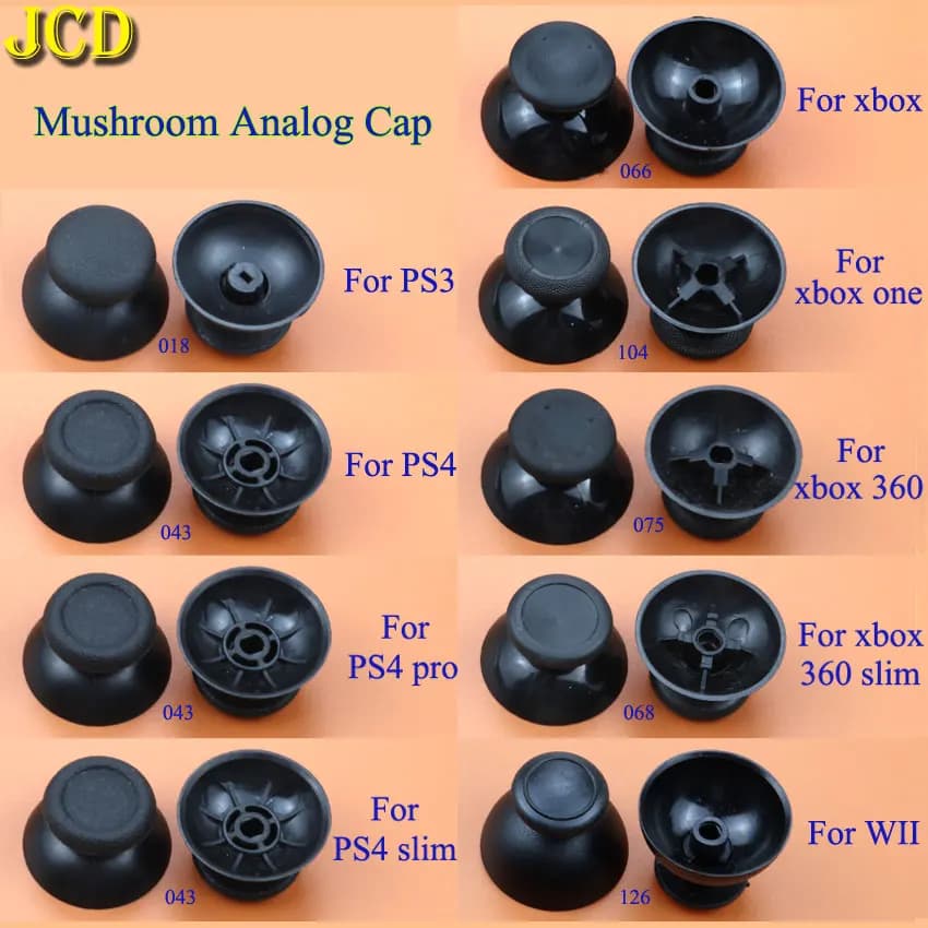 JCD 2 pezzi Joystick analogico Stick Grip Cap per PS3 PS4 PR0 PS5 Xbox 360/One/Serie SX WII WiiU NGCController
