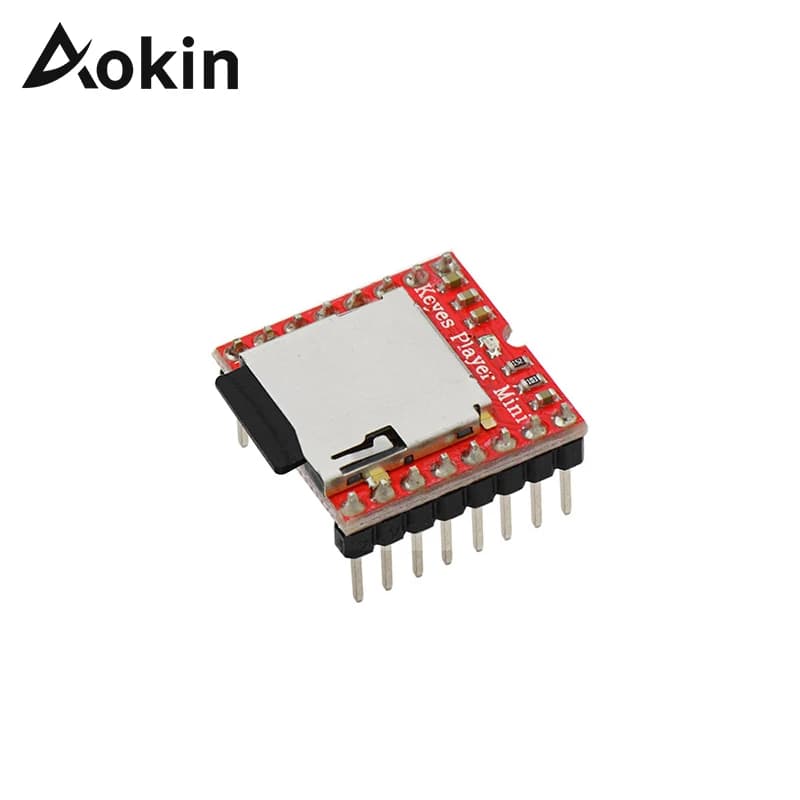 Aokin Mini MP3 TF Disc Card Reader Module U Mini MP3 Audio Voice Reader Module Board For Arduino DFPlay Minimo Edge