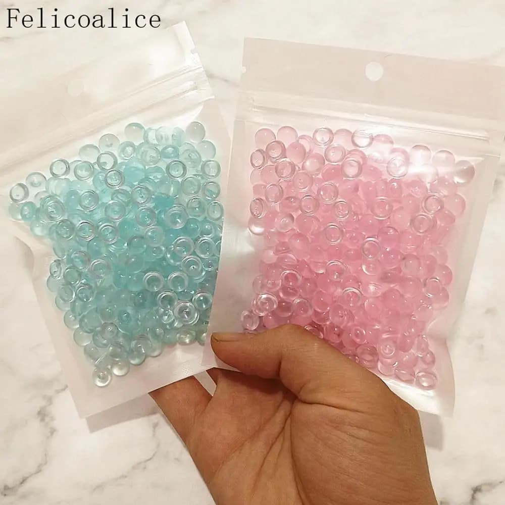 40g Slime Supply plastica Hama Fishbowl perline fai da te Slime forniture fai da te accessori decorazione additivi AntiStress Filler Toys