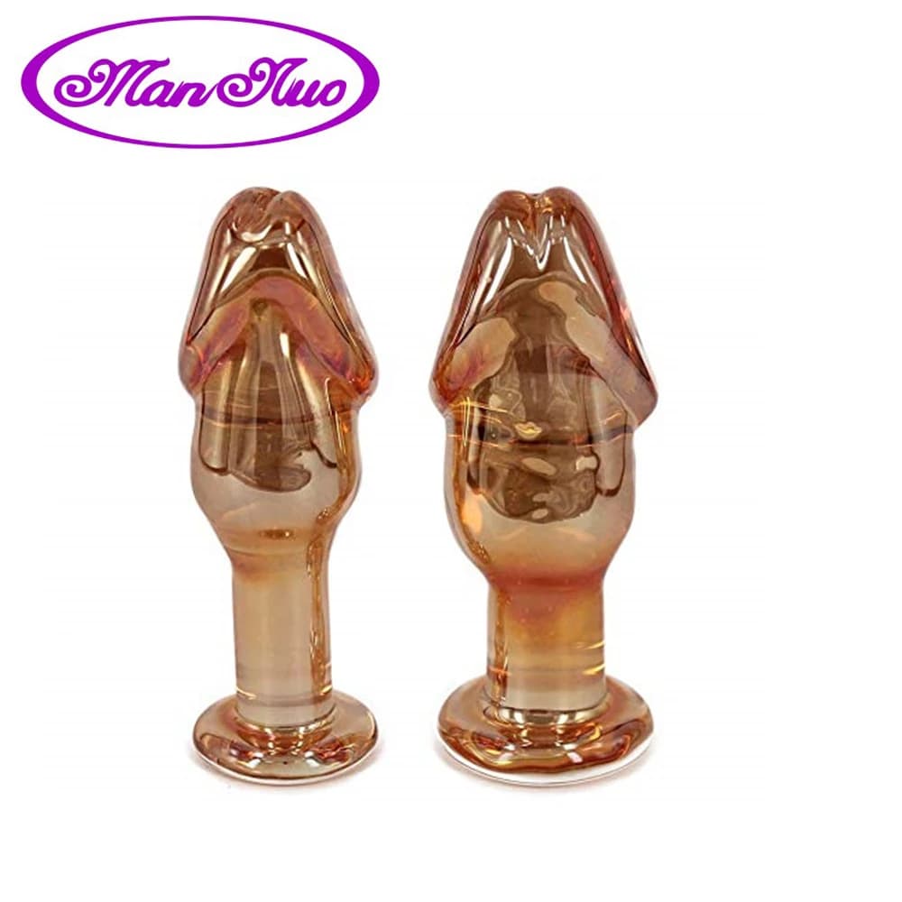 Vetro Anale Dildo No Vibratore Maschio Massager Della Prostata Anale Perline Spina G Punto Butt Plug Adulti Masturbazione Giocattoli Del Sesso Anale per le Coppie