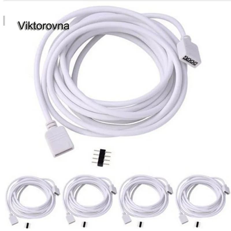 Cavo di prolunga a 4 pin Cavo connettore RGB 5050 3528 LED Strip Light connettore filo per 5050 3528 RGB LED Strip Light 1m 2m 5m