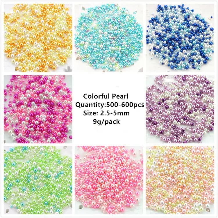 9g Particelle di Perle FAI DA TE Accessori Slime Palle Piccolo Piccolo Perle di Schiuma Per Floam di Riempimento Per Slime Accessori FAI DA TE